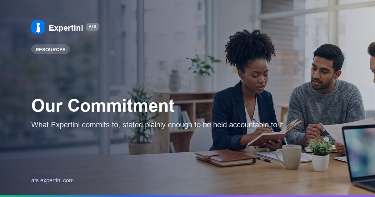 Our Commitment